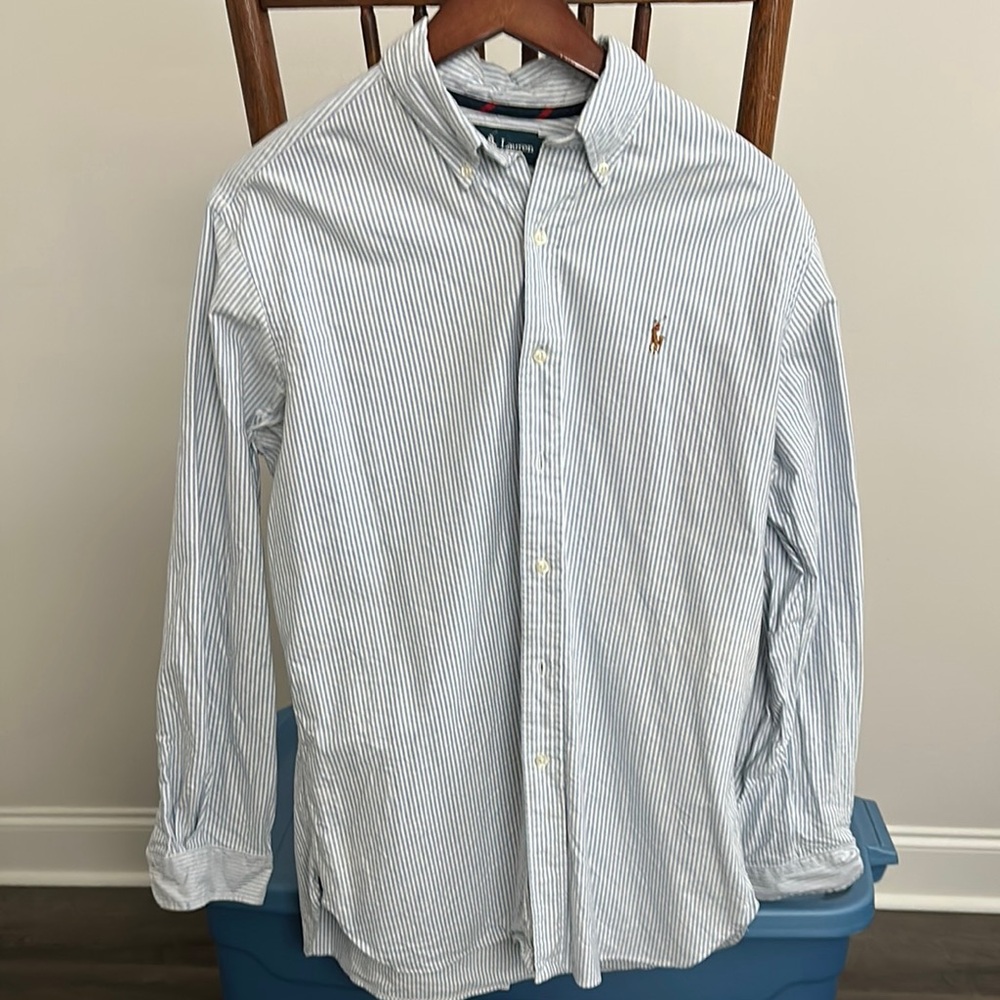 Ralph Lauren Blue Striped Shirt